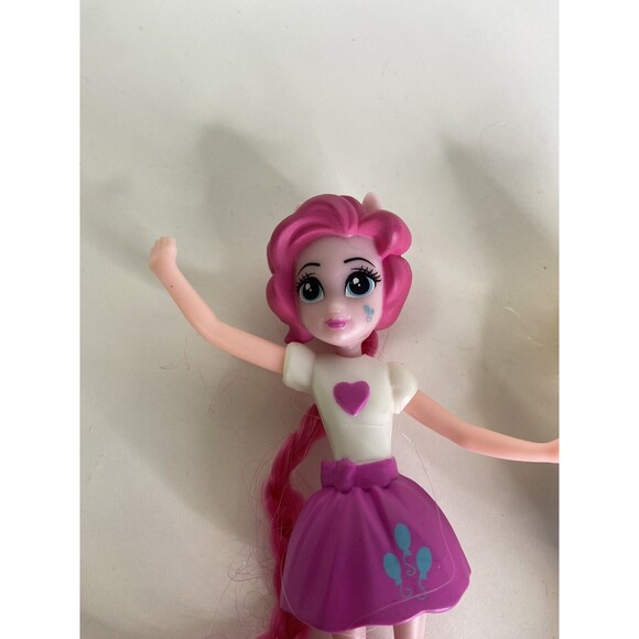 MLP My Little Pony Equestria Girls McDonalds Toy Doll Applejack Pinkie Pie Lot - Picture 2 of 10